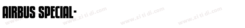 Airbus Special字体转换